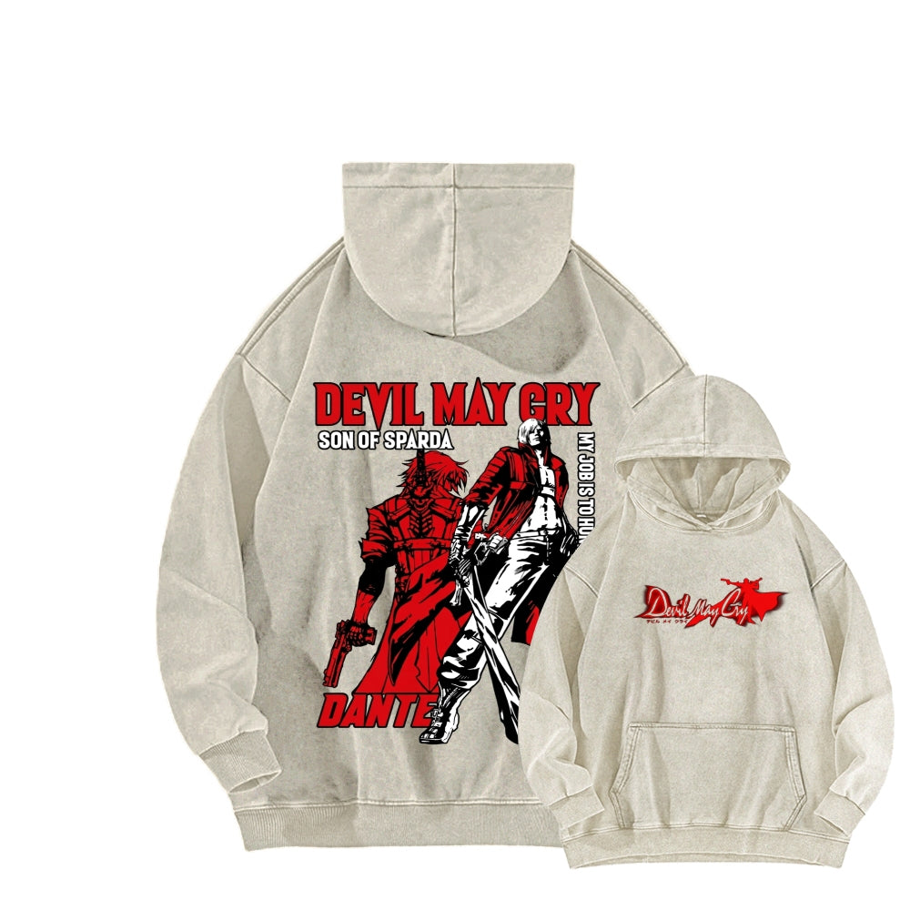 Devil May Cry Unisex Washed Hoodie 2604005290