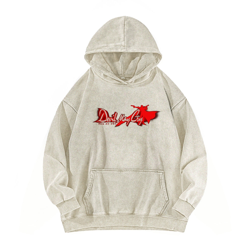 Devil May Cry Unisex Washed Hoodie 2604005290
