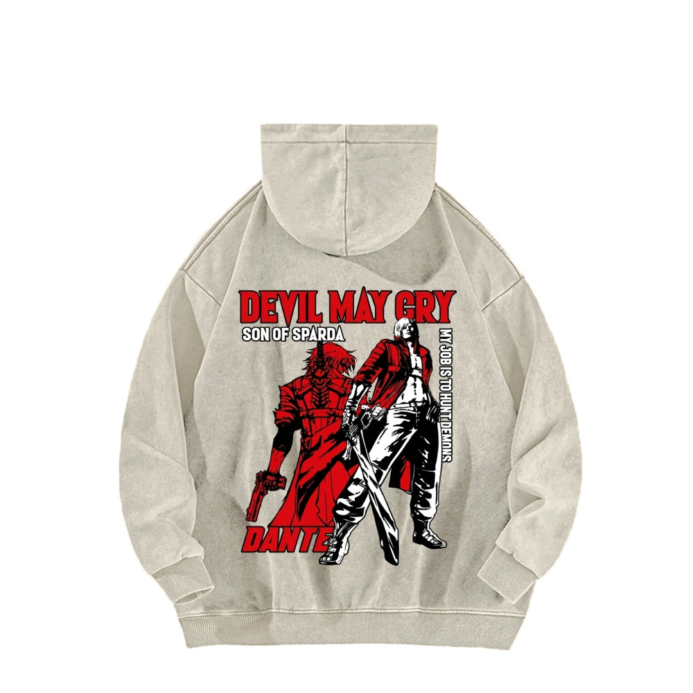 Devil May Cry Unisex Washed Hoodie 2604005290