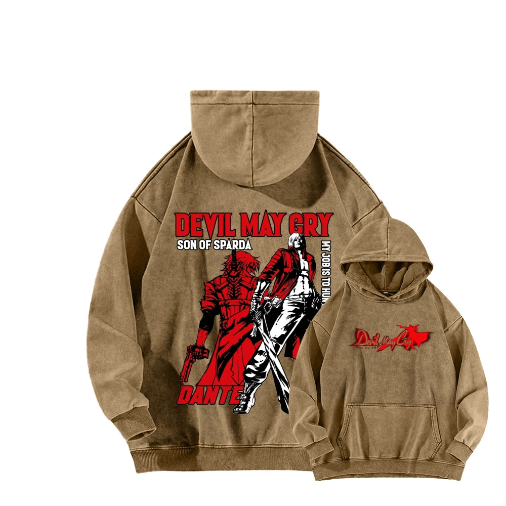 Devil May Cry Unisex Washed Hoodie 2604005290
