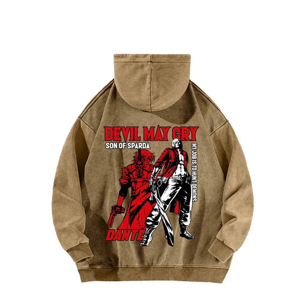 Devil May Cry Unisex Washed Hoodie 2604005290