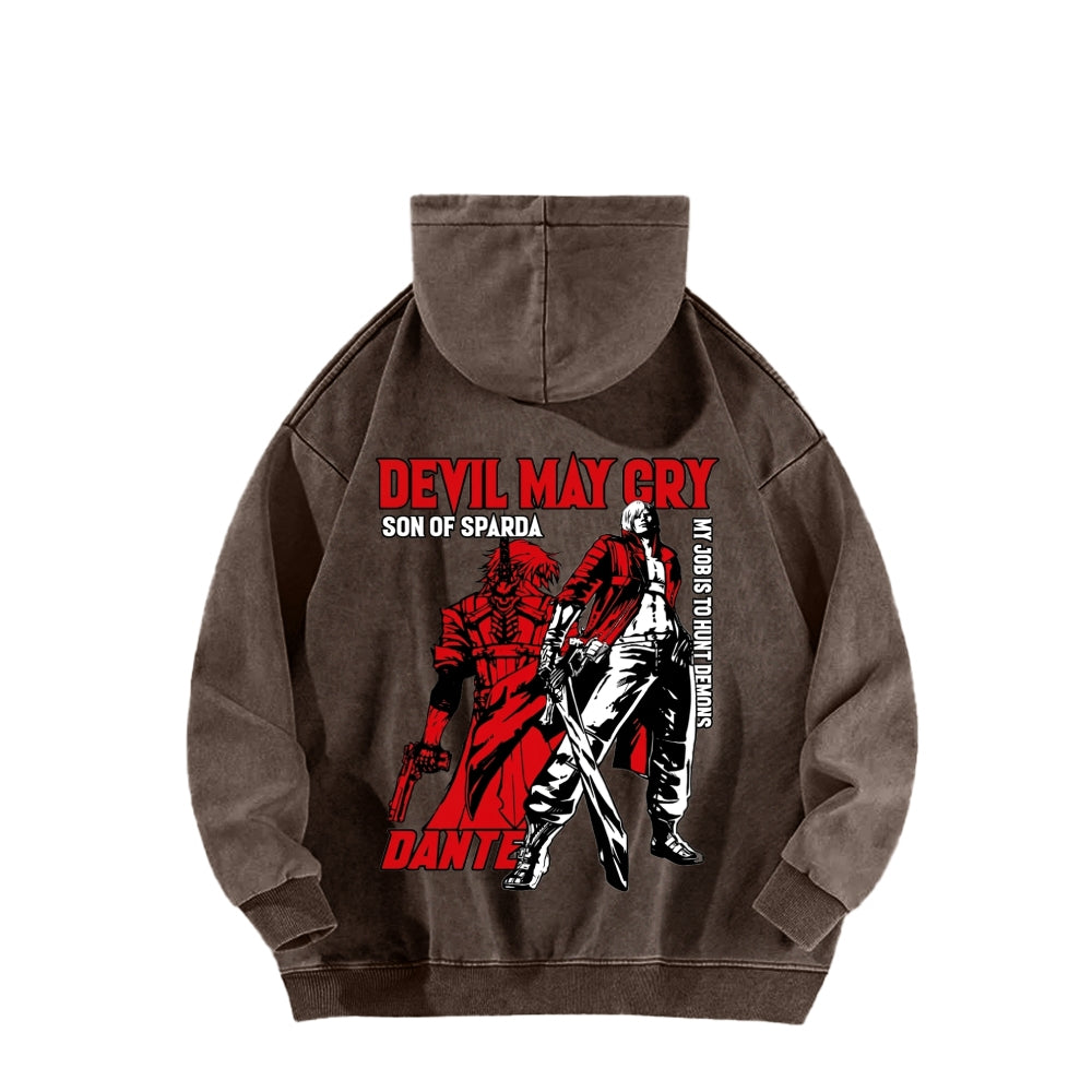 Devil May Cry Unisex Washed Hoodie 2604005290