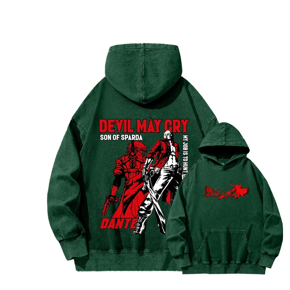 Devil May Cry Unisex Washed Hoodie 2604005290