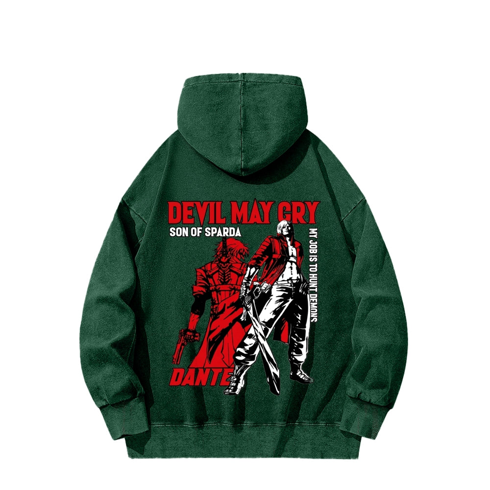 Devil May Cry Unisex Washed Hoodie 2604005290