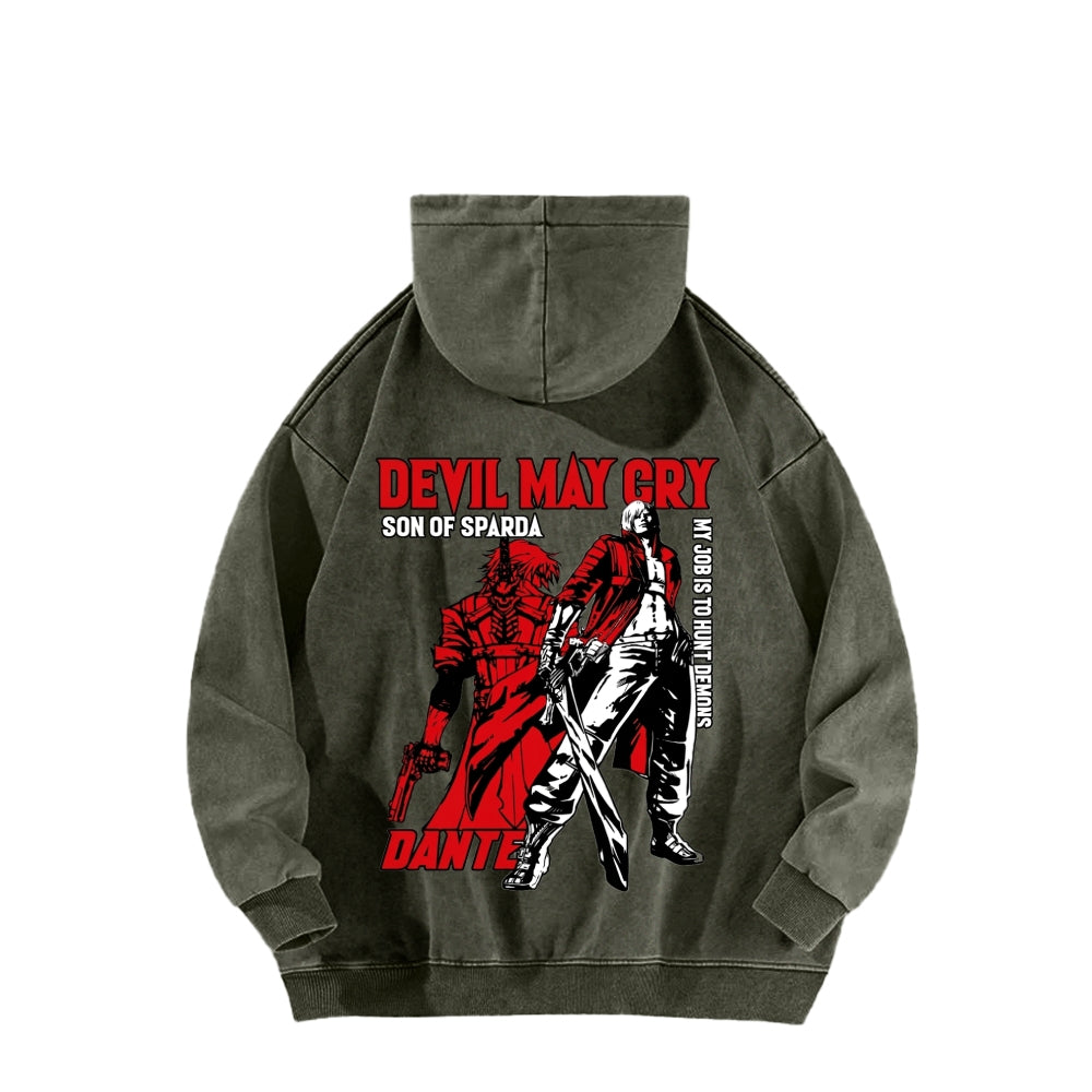 Devil May Cry Unisex Washed Hoodie 2604005290