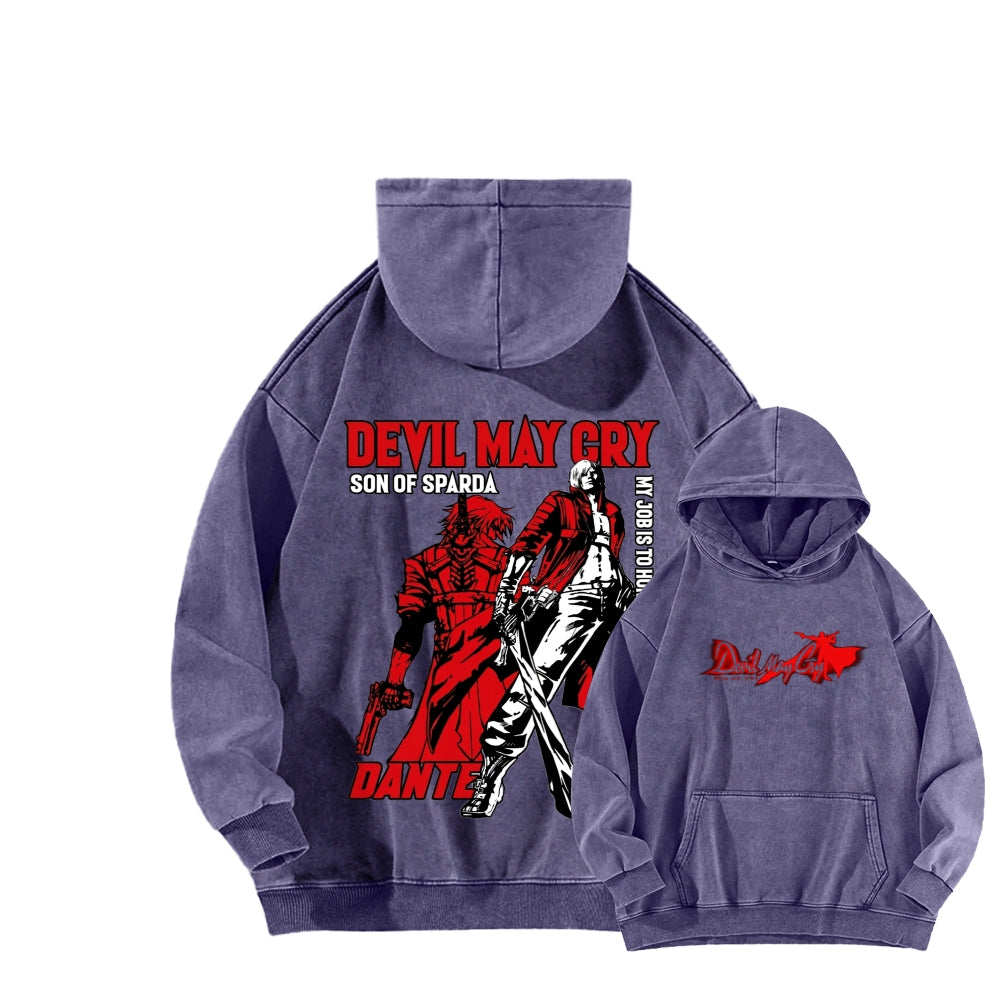 Devil May Cry Unisex Washed Hoodie 2604005290
