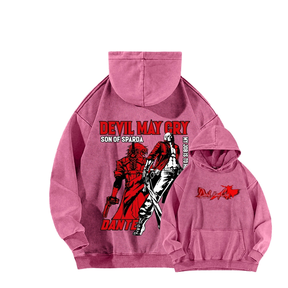 Devil May Cry Unisex Washed Hoodie 2604005290
