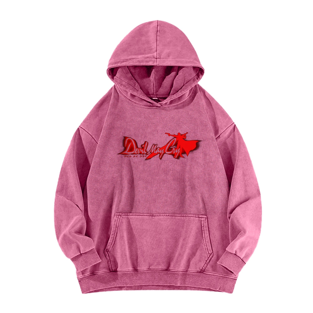 Devil May Cry Unisex Washed Hoodie 2604005290
