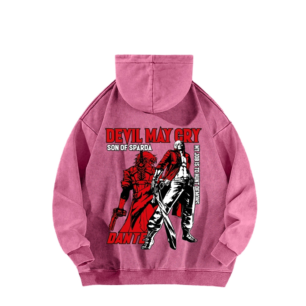 Devil May Cry Unisex Washed Hoodie 2604005290