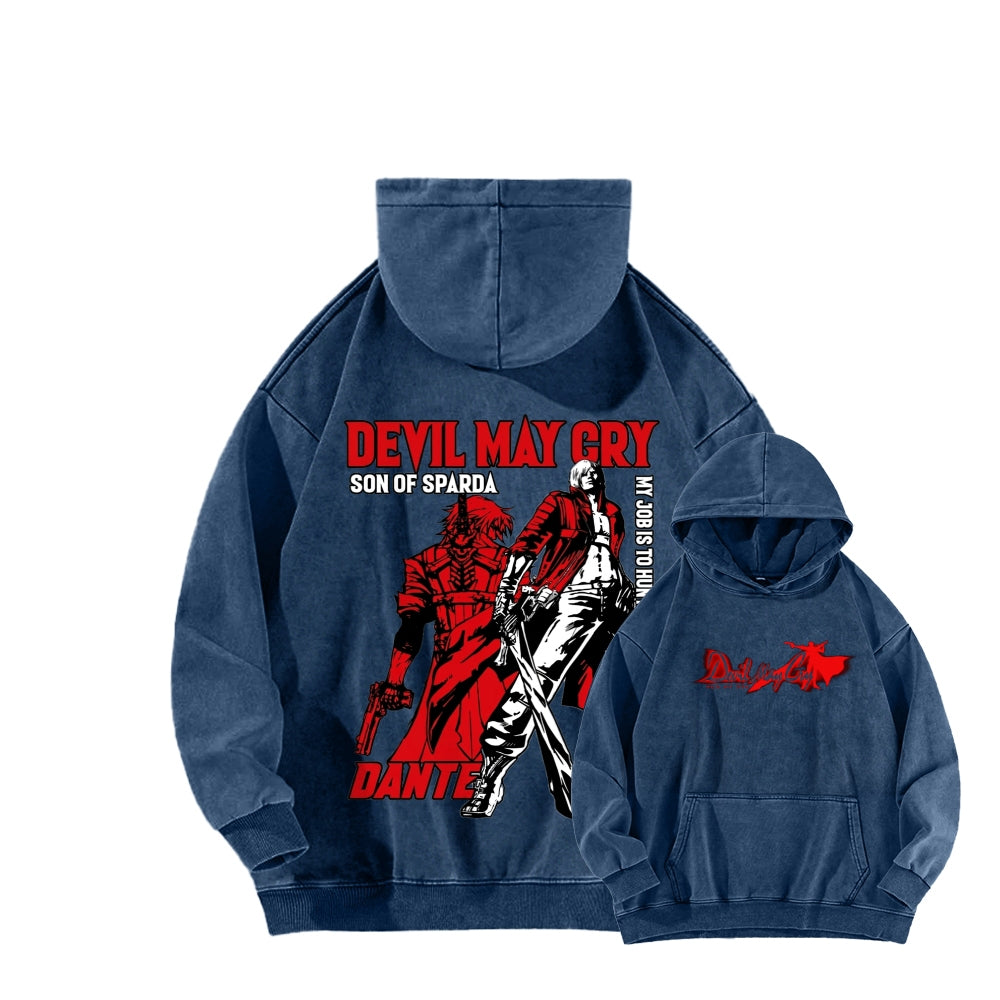 Devil May Cry Unisex Washed Hoodie 2604005290