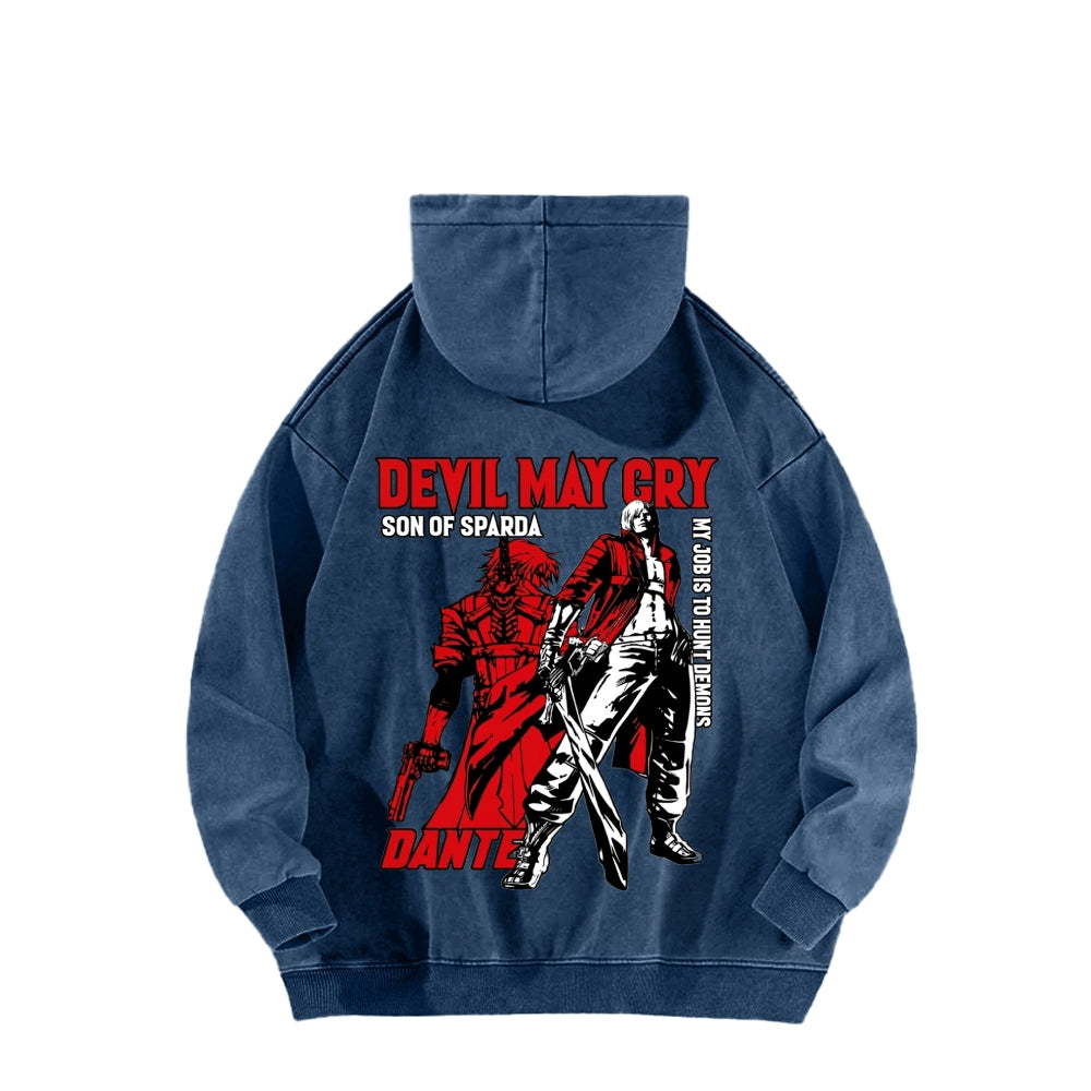 Devil May Cry Unisex Washed Hoodie 2604005290