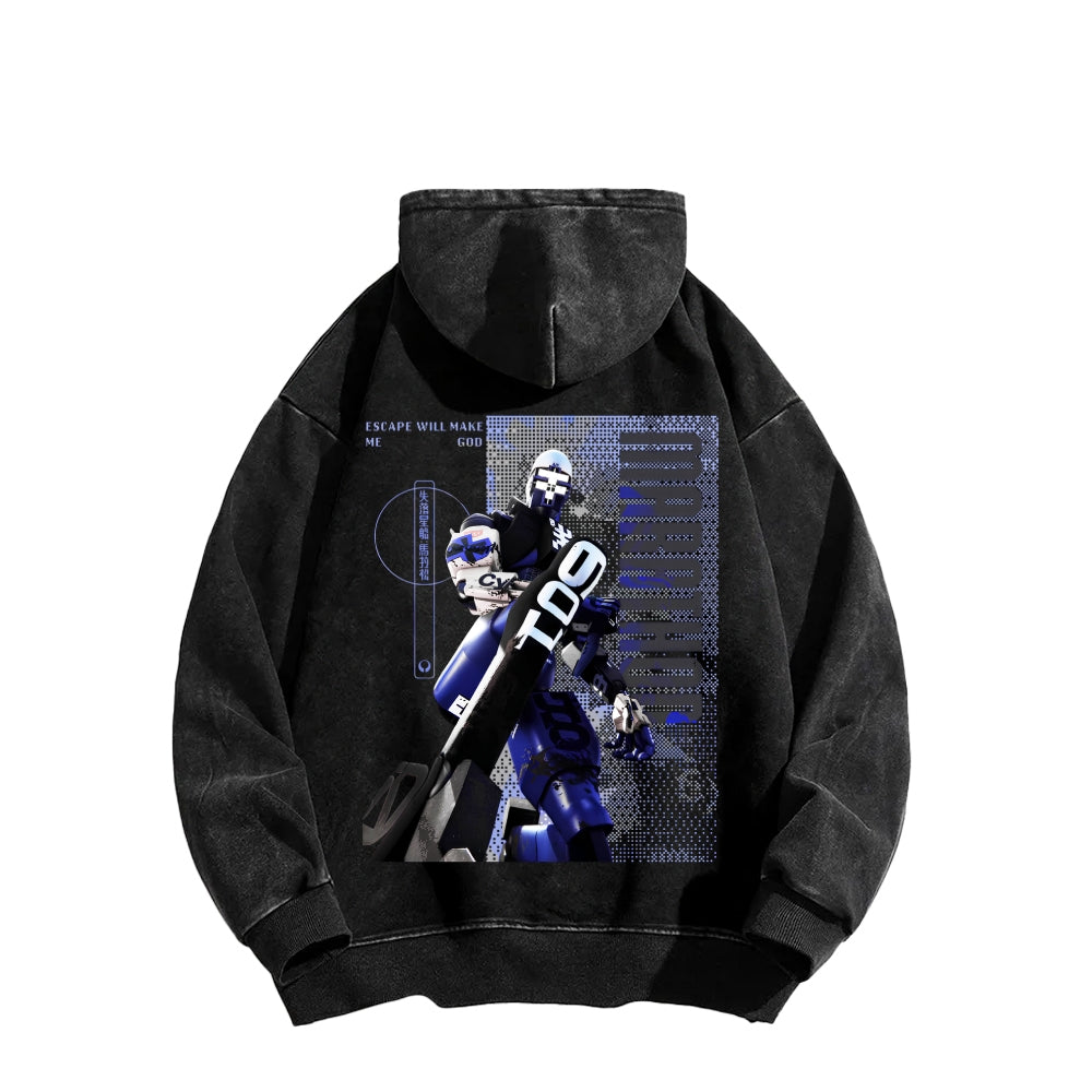 Marathon Unisex Washed Hoodie 2604005438