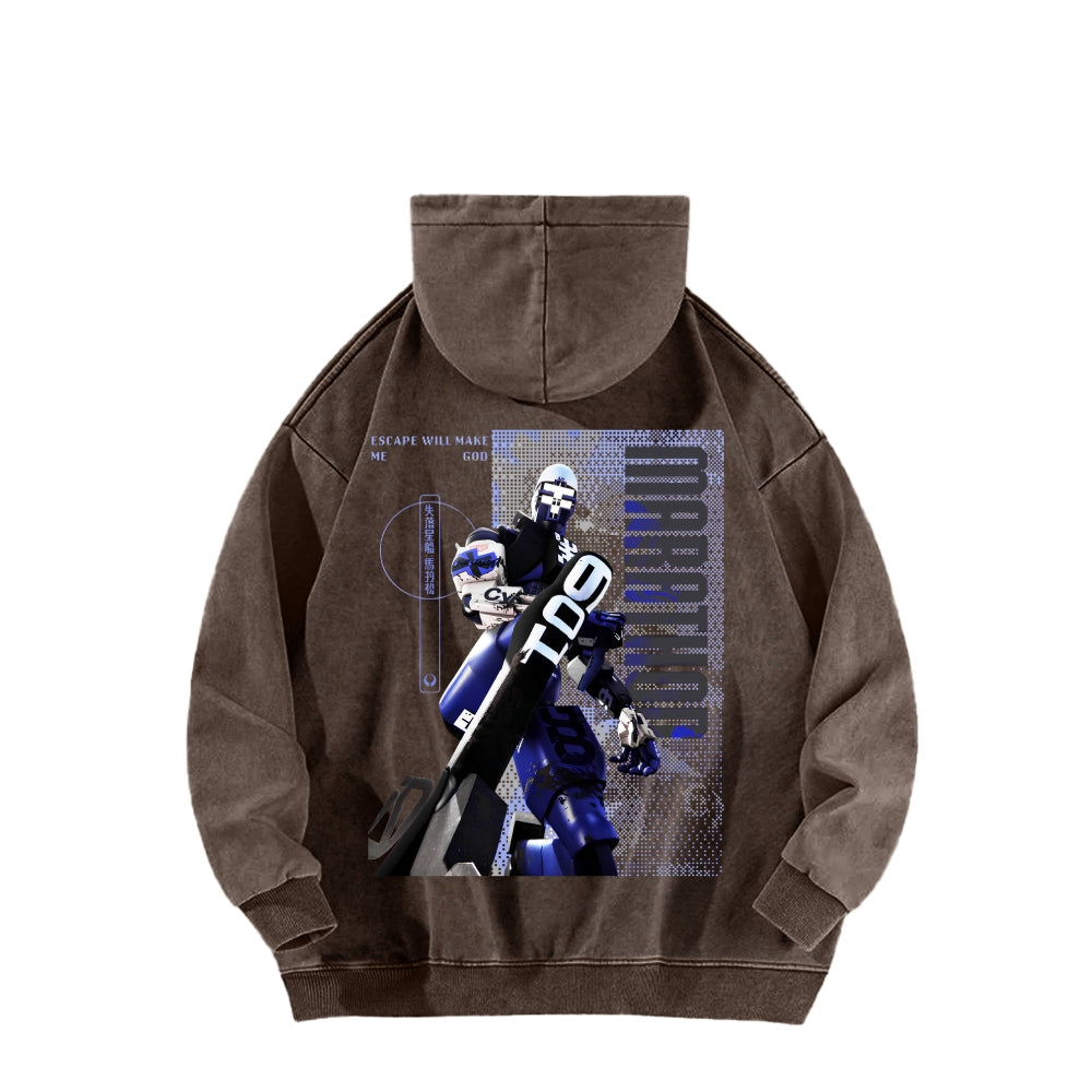 Marathon Unisex Washed Hoodie 2604005438
