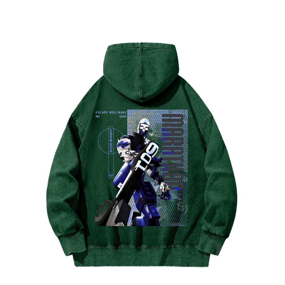 Marathon Unisex Washed Hoodie 2604005438
