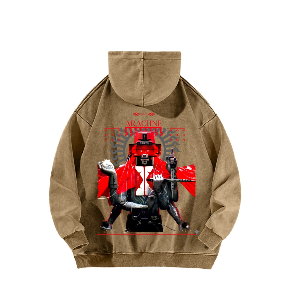 Marathon Unisex Washed Hoodie 2604005439