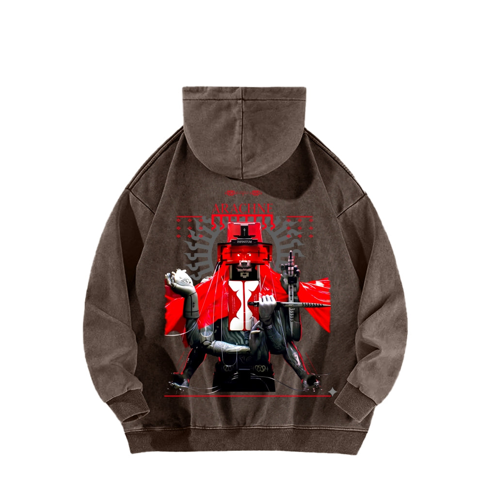 Marathon Unisex Washed Hoodie 2604005439
