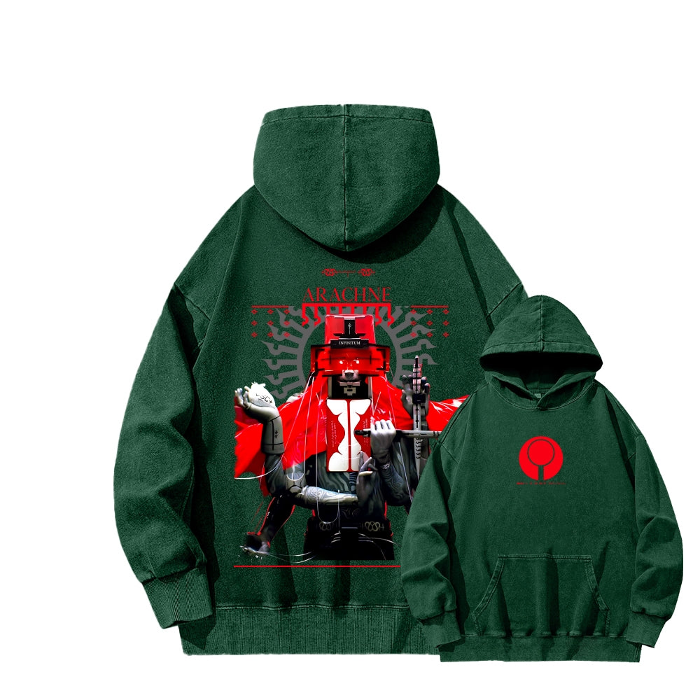 Marathon Unisex Washed Hoodie 2604005439