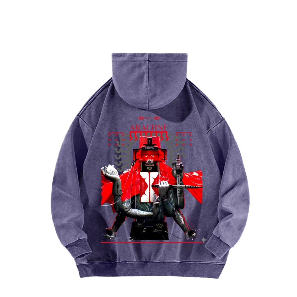 Marathon Unisex Washed Hoodie 2604005439