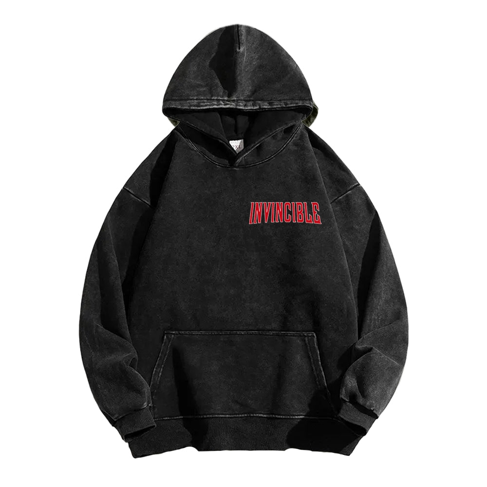 Invincible Unisex Washed Hoodie 2604008754