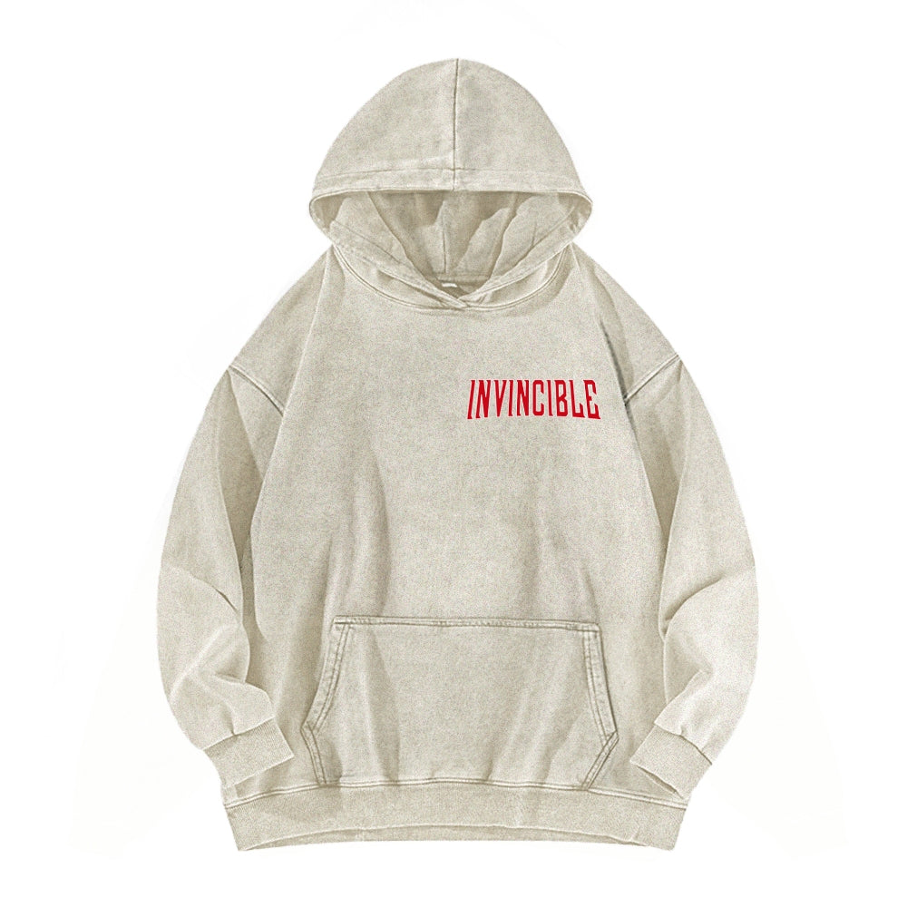 Invincible Unisex Washed Hoodie 2604008754
