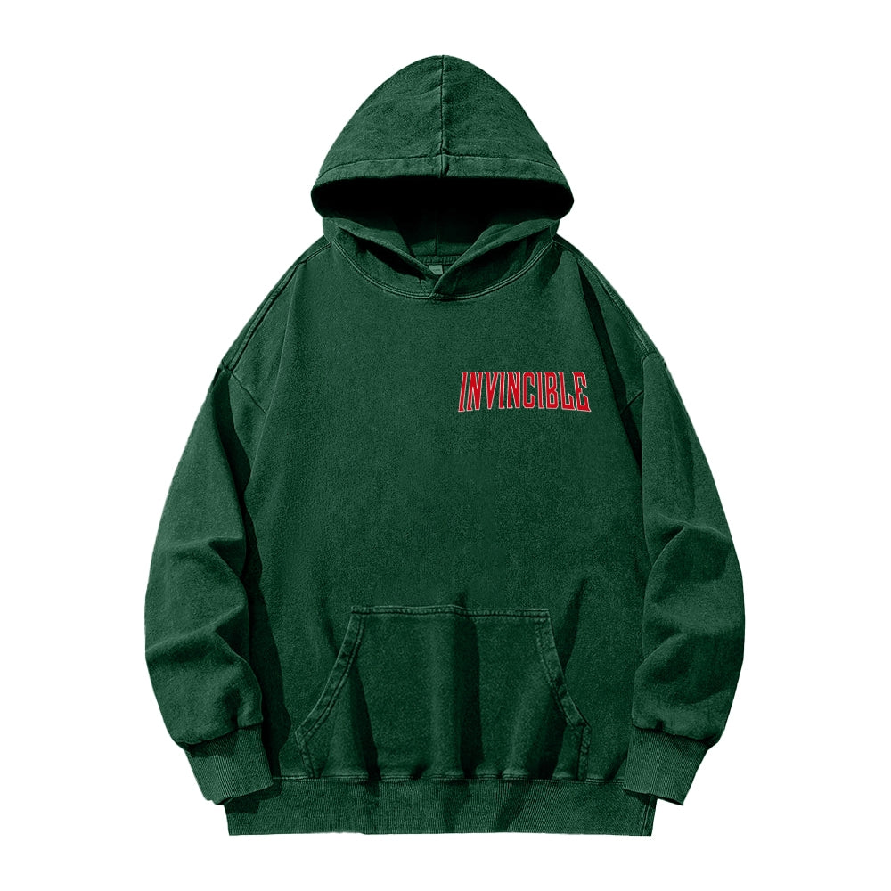 Invincible Unisex Washed Hoodie 2604008754
