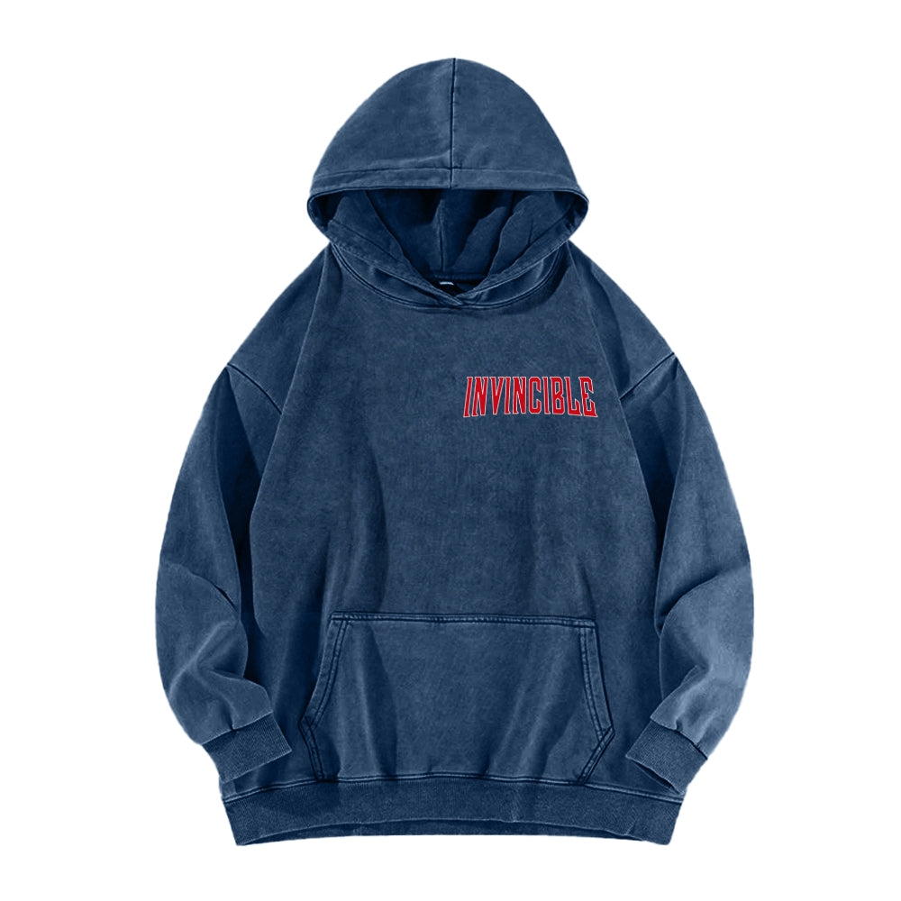 Invincible Unisex Washed Hoodie 2604008754