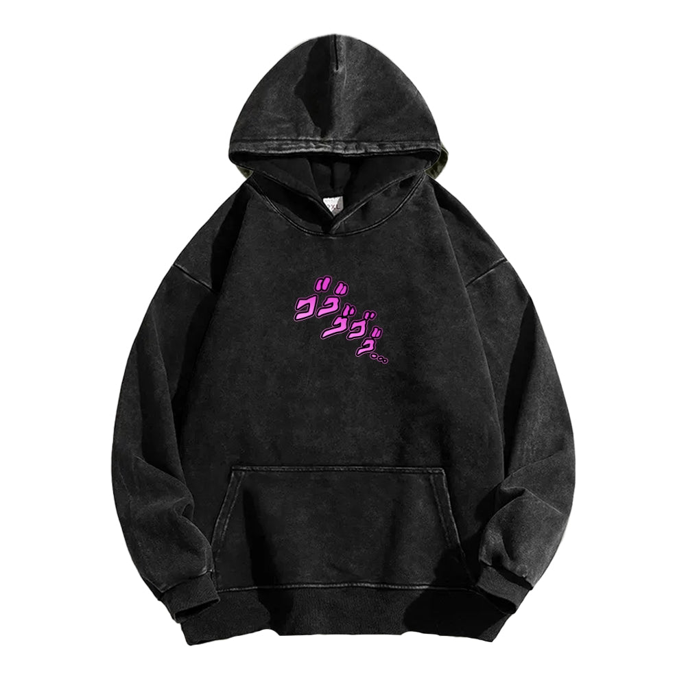 Jojo's Bizarre Adventure Unisex Washed Hoodie 2604008781
