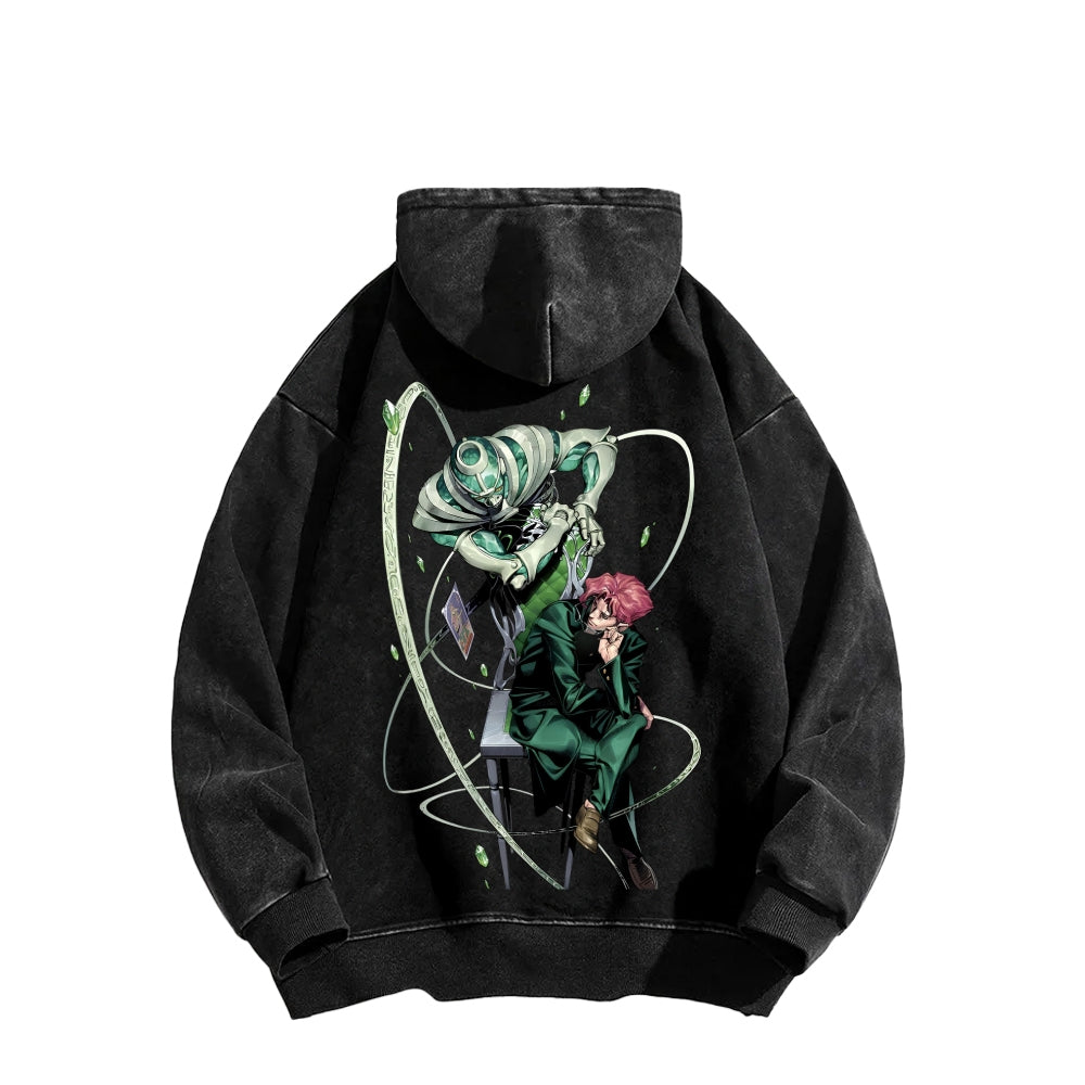Jojo's Bizarre Adventure Unisex Washed Hoodie 2604008795