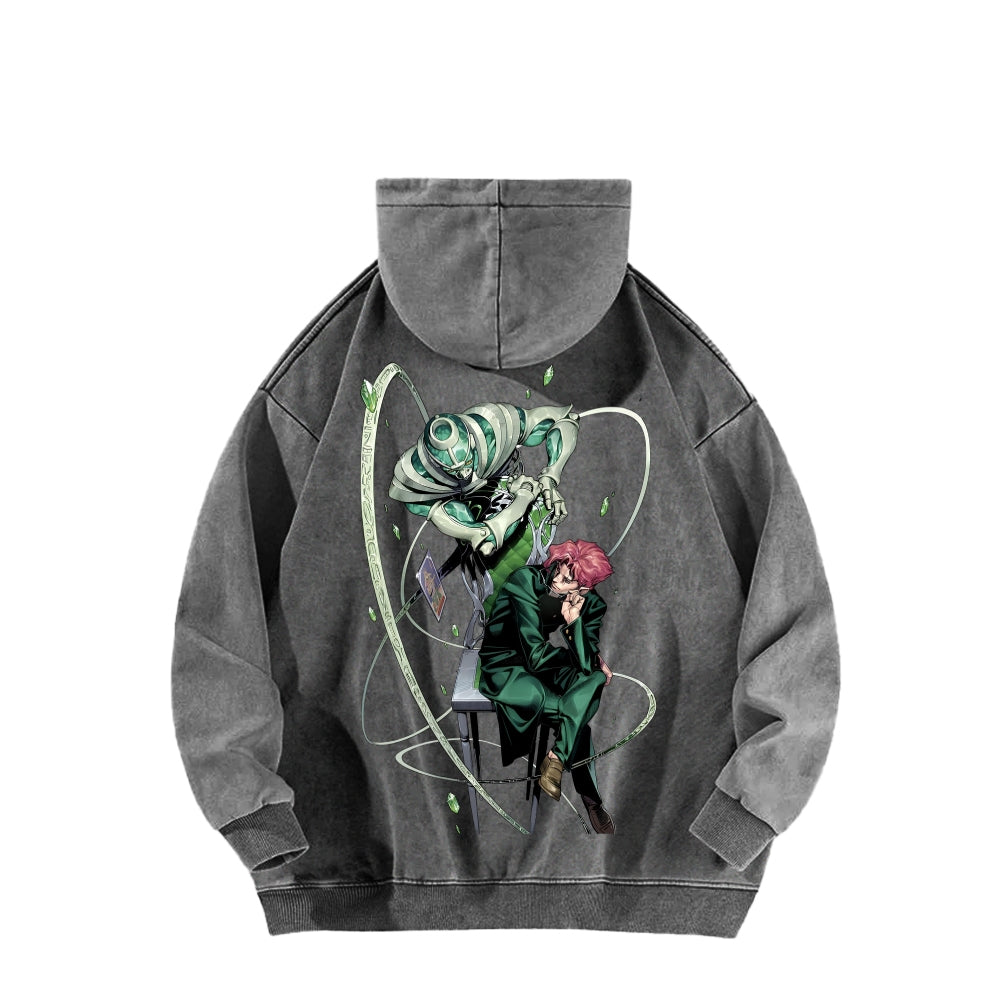 Jojo's Bizarre Adventure Unisex Washed Hoodie 2604008795