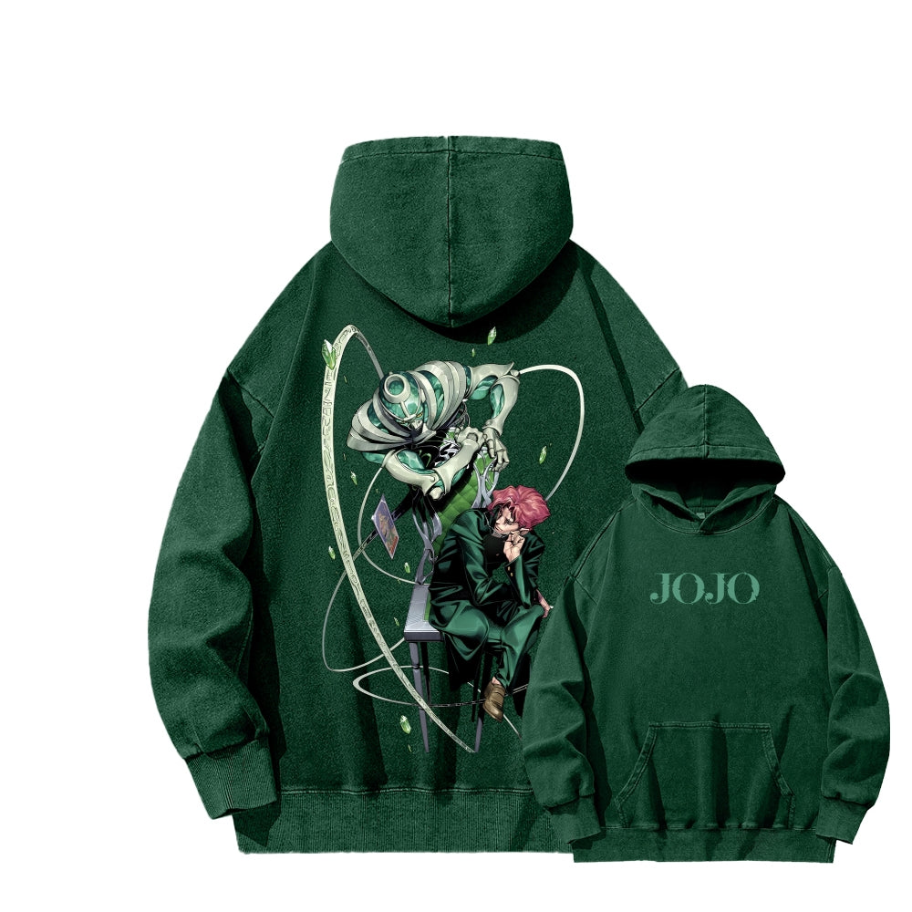 Jojo's Bizarre Adventure Unisex Washed Hoodie 2604008795
