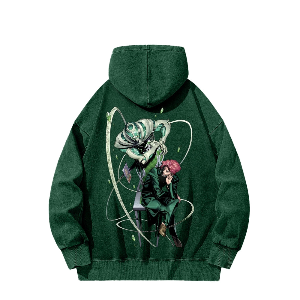 Jojo's Bizarre Adventure Unisex Washed Hoodie 2604008795