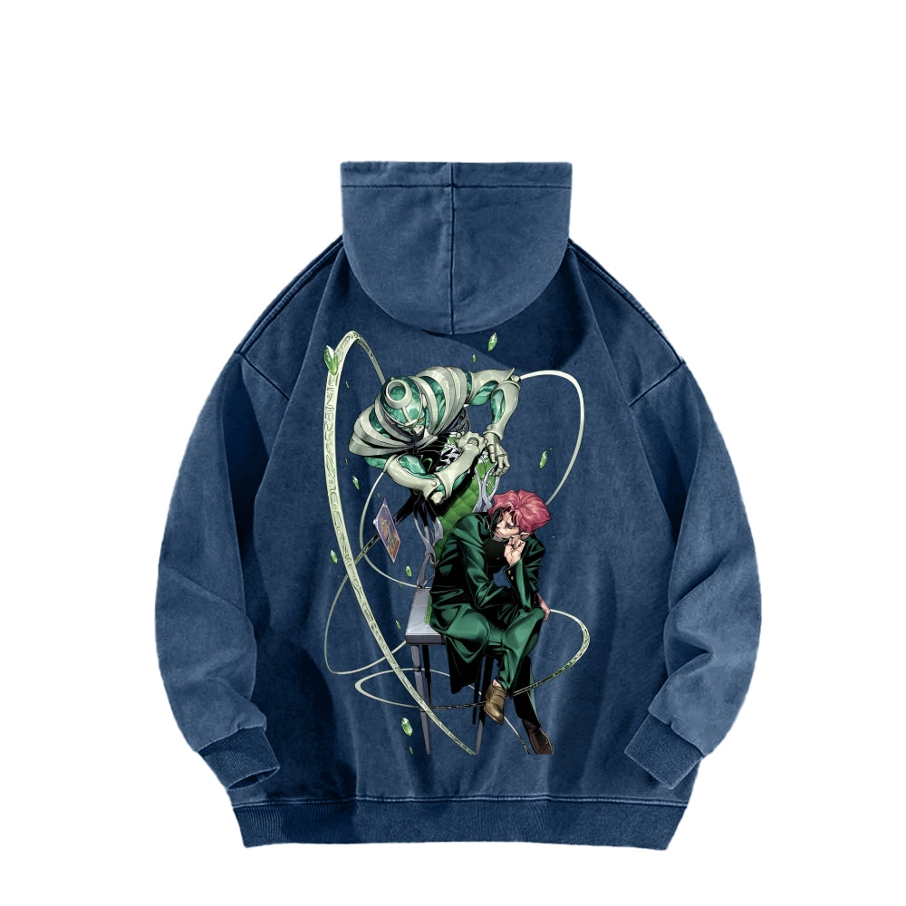 Jojo's Bizarre Adventure Unisex Washed Hoodie 2604008795