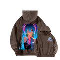 Hatsune Miku Unisex Washed Hoodie 2604011644
