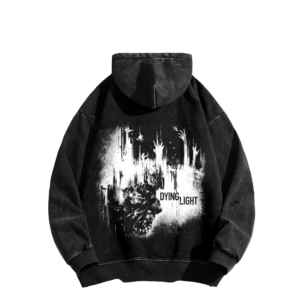 Dying Light Unisex Washed Hoodie 2604012177
