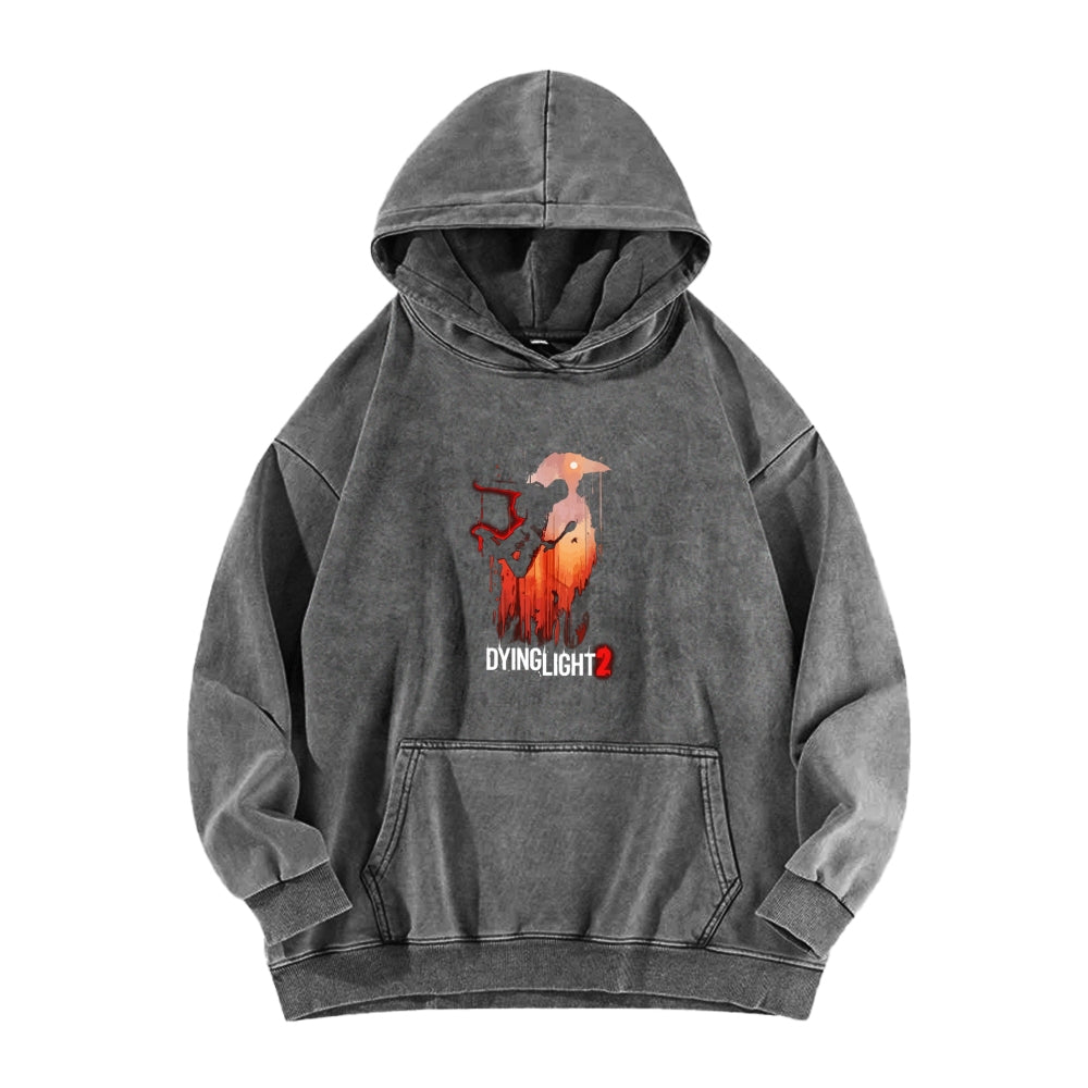 Dying Light Unisex Washed Hoodie 2604012545