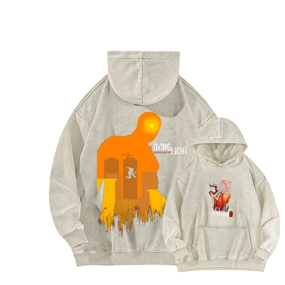 Dying Light Unisex Washed Hoodie 2604012545