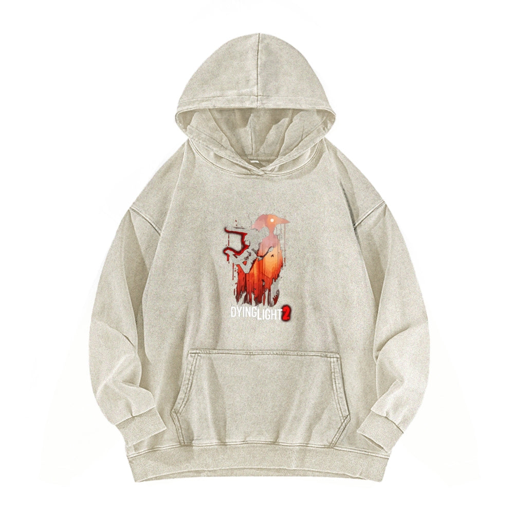 Dying Light Unisex Washed Hoodie 2604012545