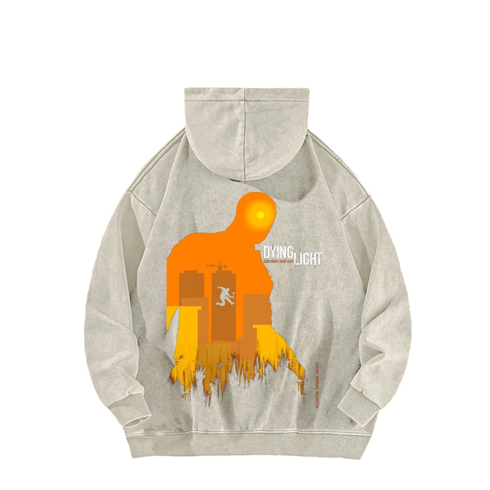 Dying Light Unisex Washed Hoodie 2604012545