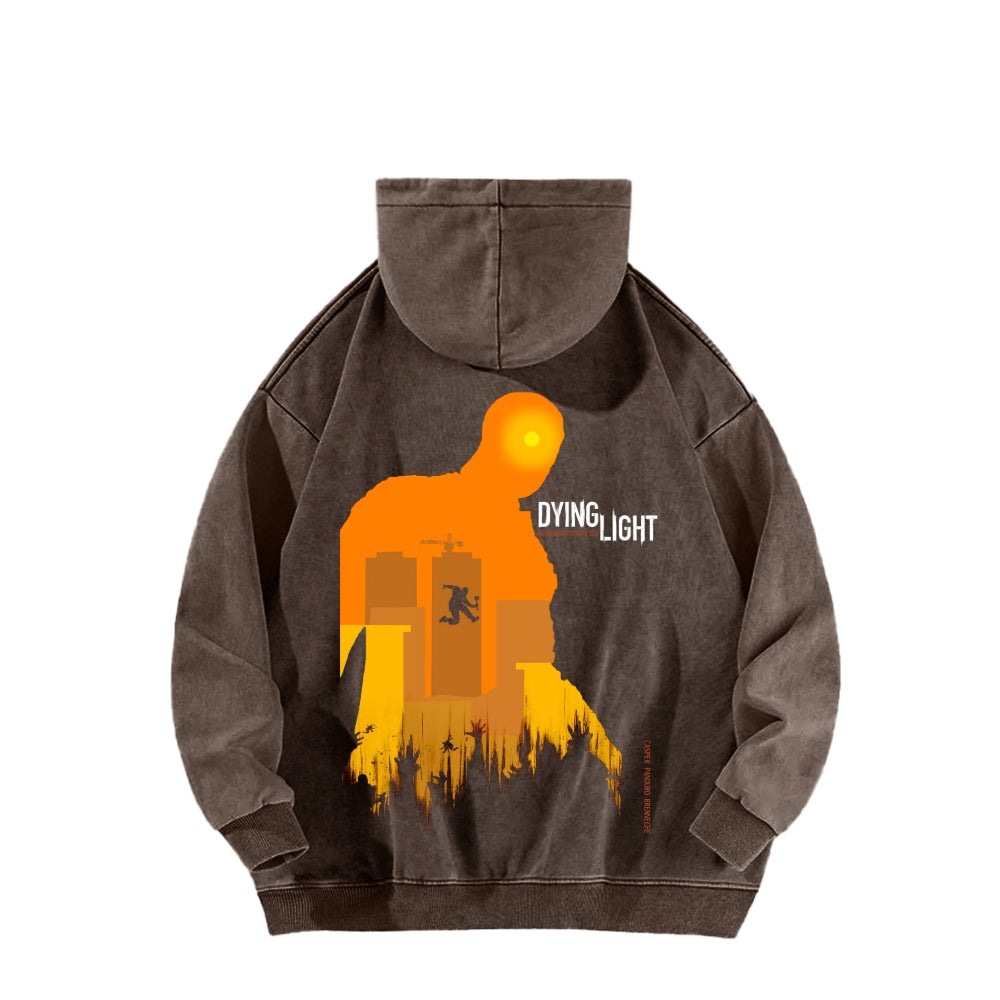 Dying Light Unisex Washed Hoodie 2604012545