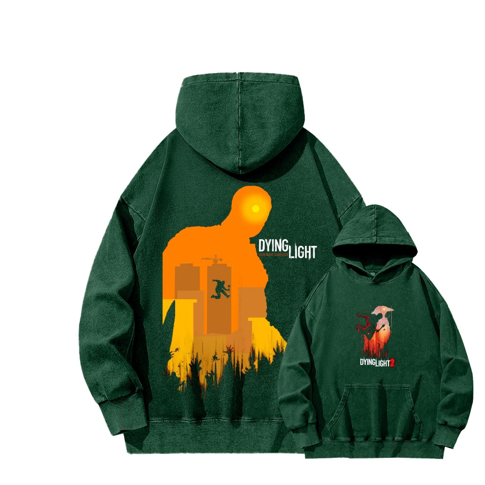 Dying Light Unisex Washed Hoodie 2604012545