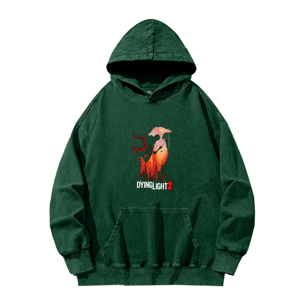 Dying Light Unisex Washed Hoodie 2604012545