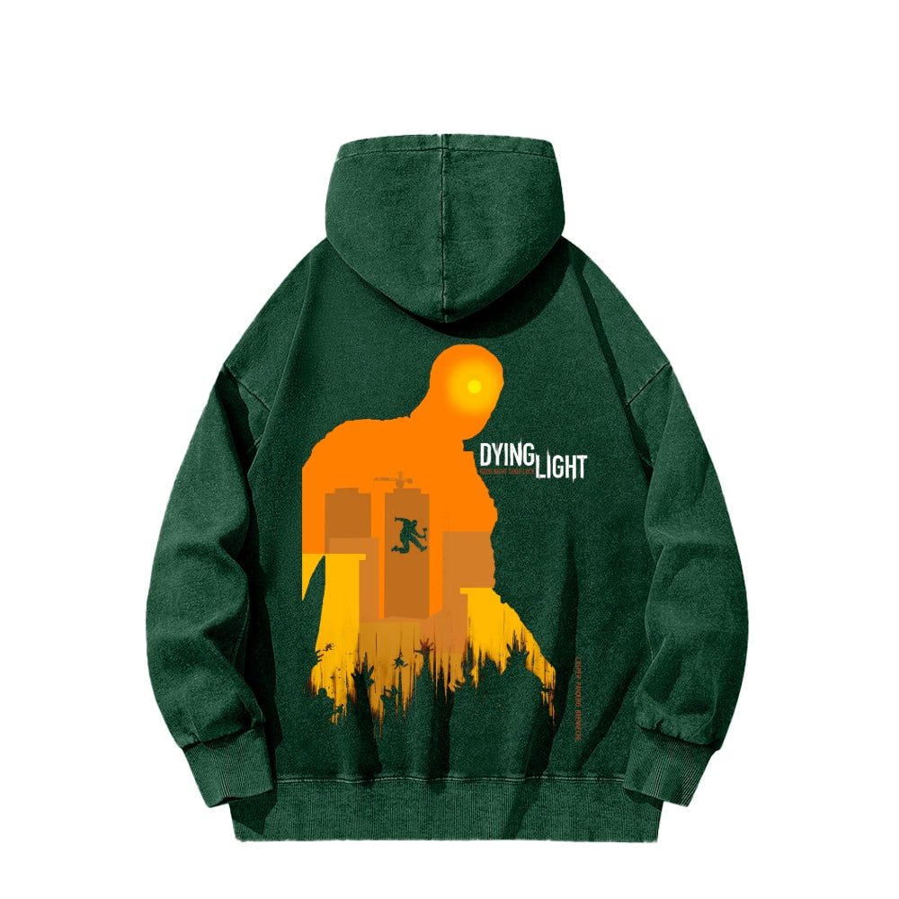 Dying Light Unisex Washed Hoodie 2604012545