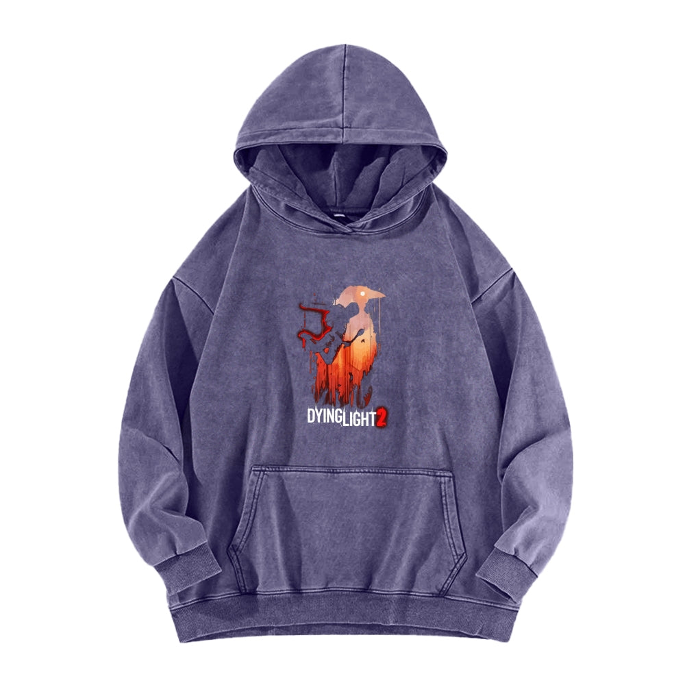 Dying Light Unisex Washed Hoodie 2604012545