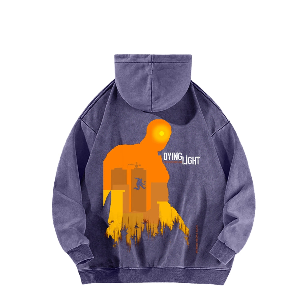 Dying Light Unisex Washed Hoodie 2604012545