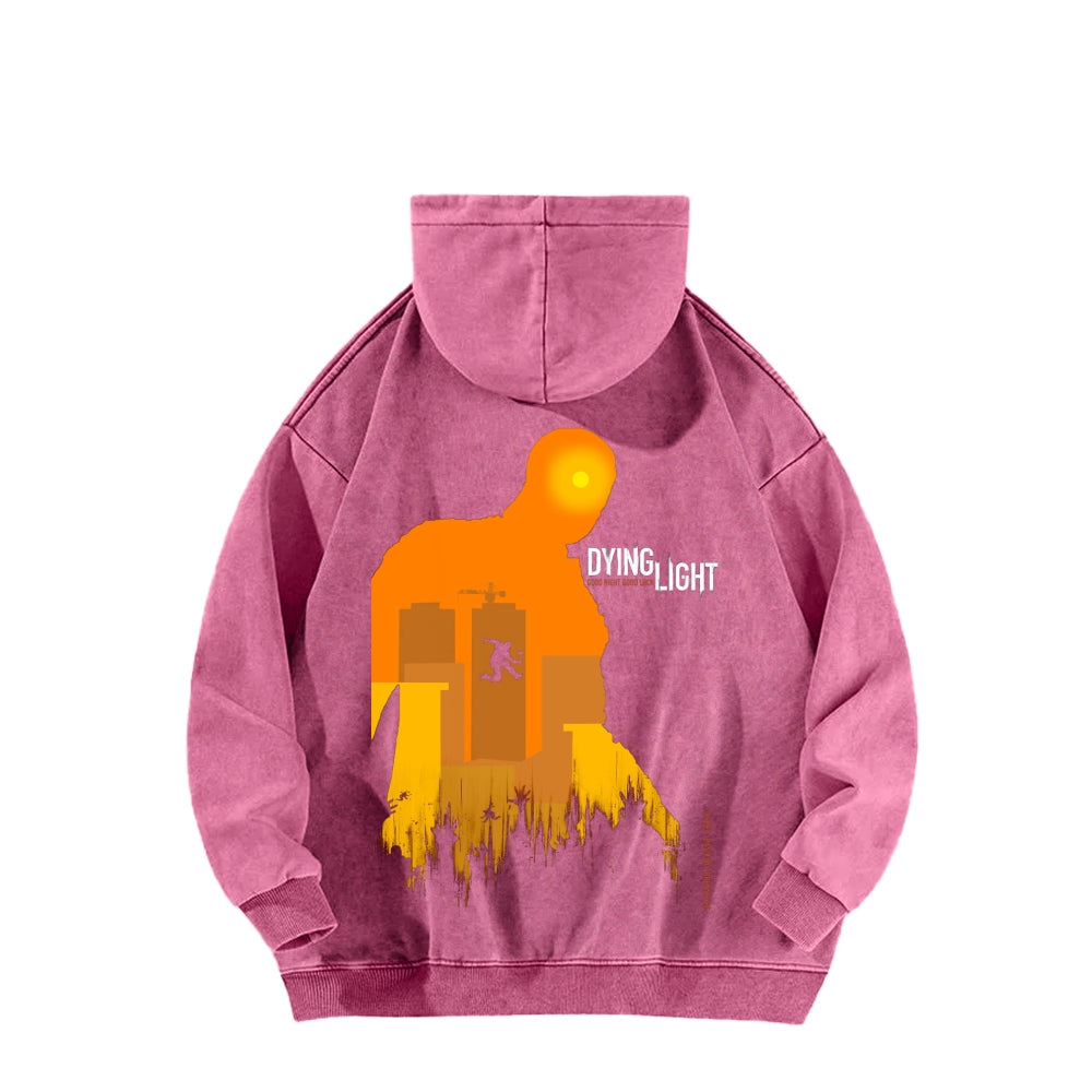 Dying Light Unisex Washed Hoodie 2604012545
