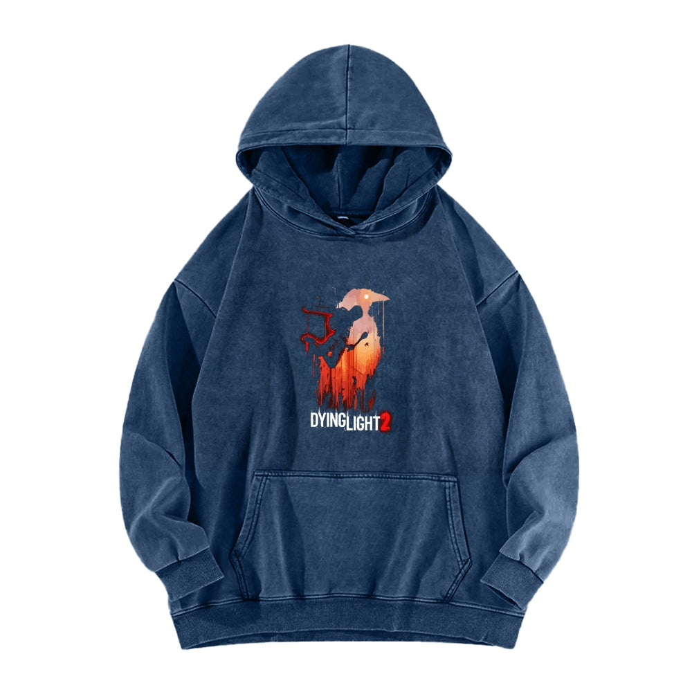 Dying Light Unisex Washed Hoodie 2604012545
