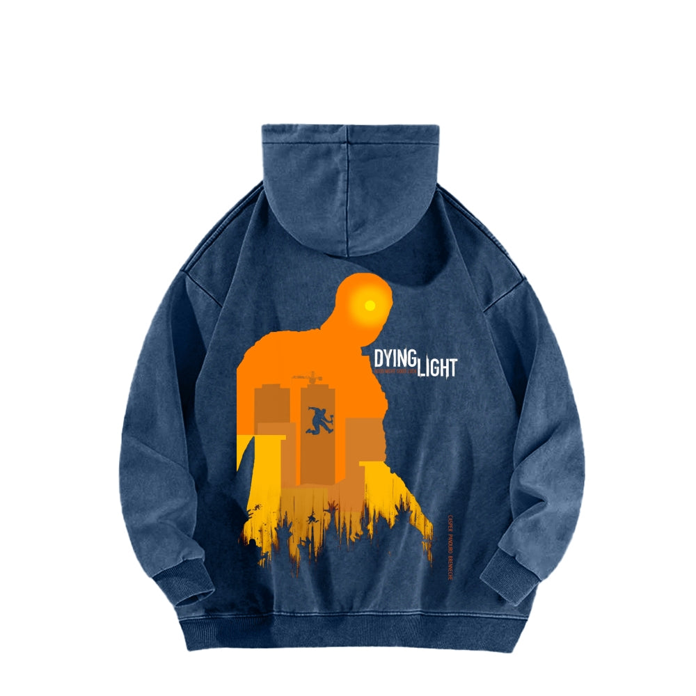 Dying Light Unisex Washed Hoodie 2604012545