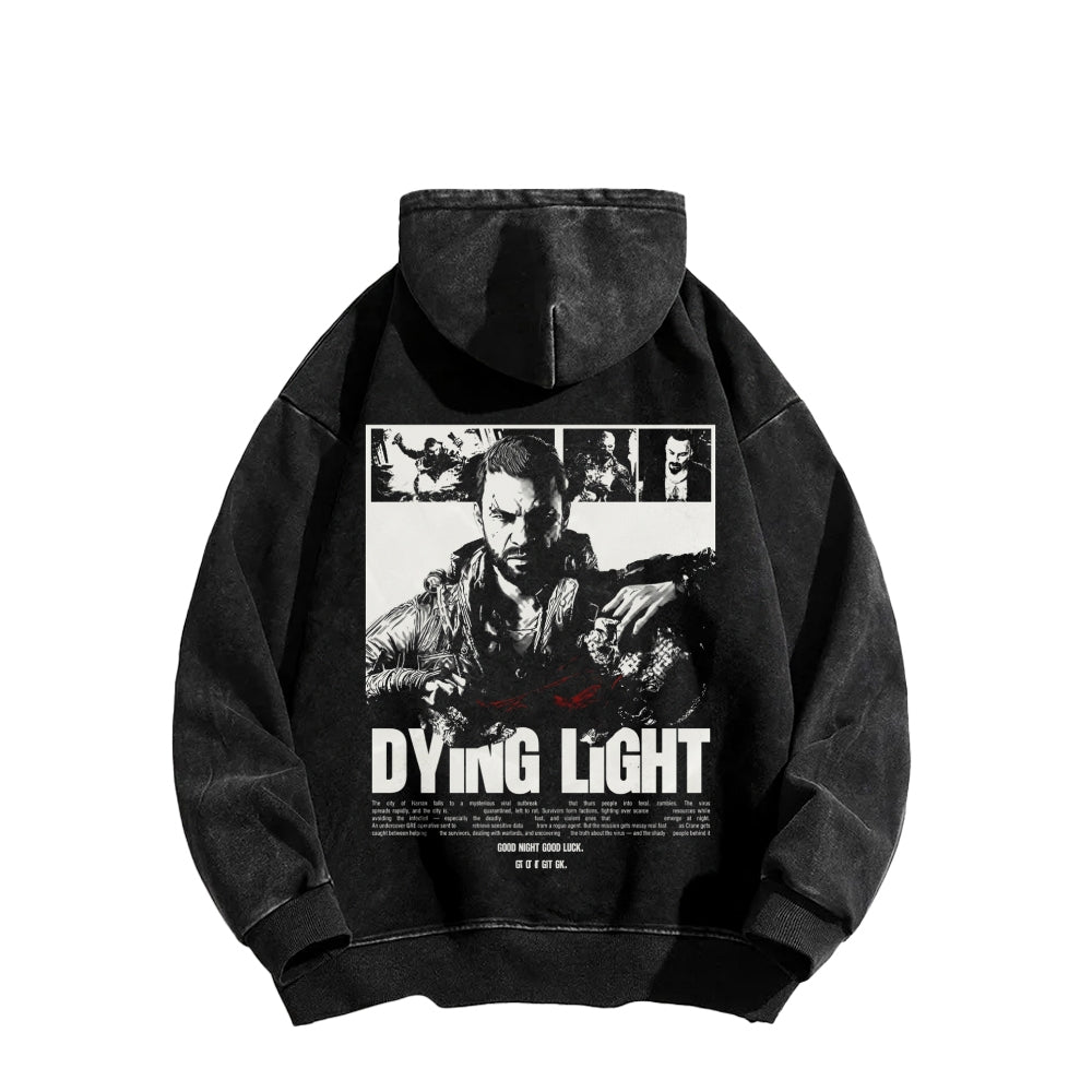 Dying Light Unisex Washed Hoodie 2604012594