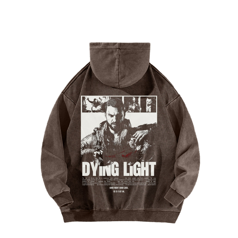 Dying Light Unisex Washed Hoodie 2604012594