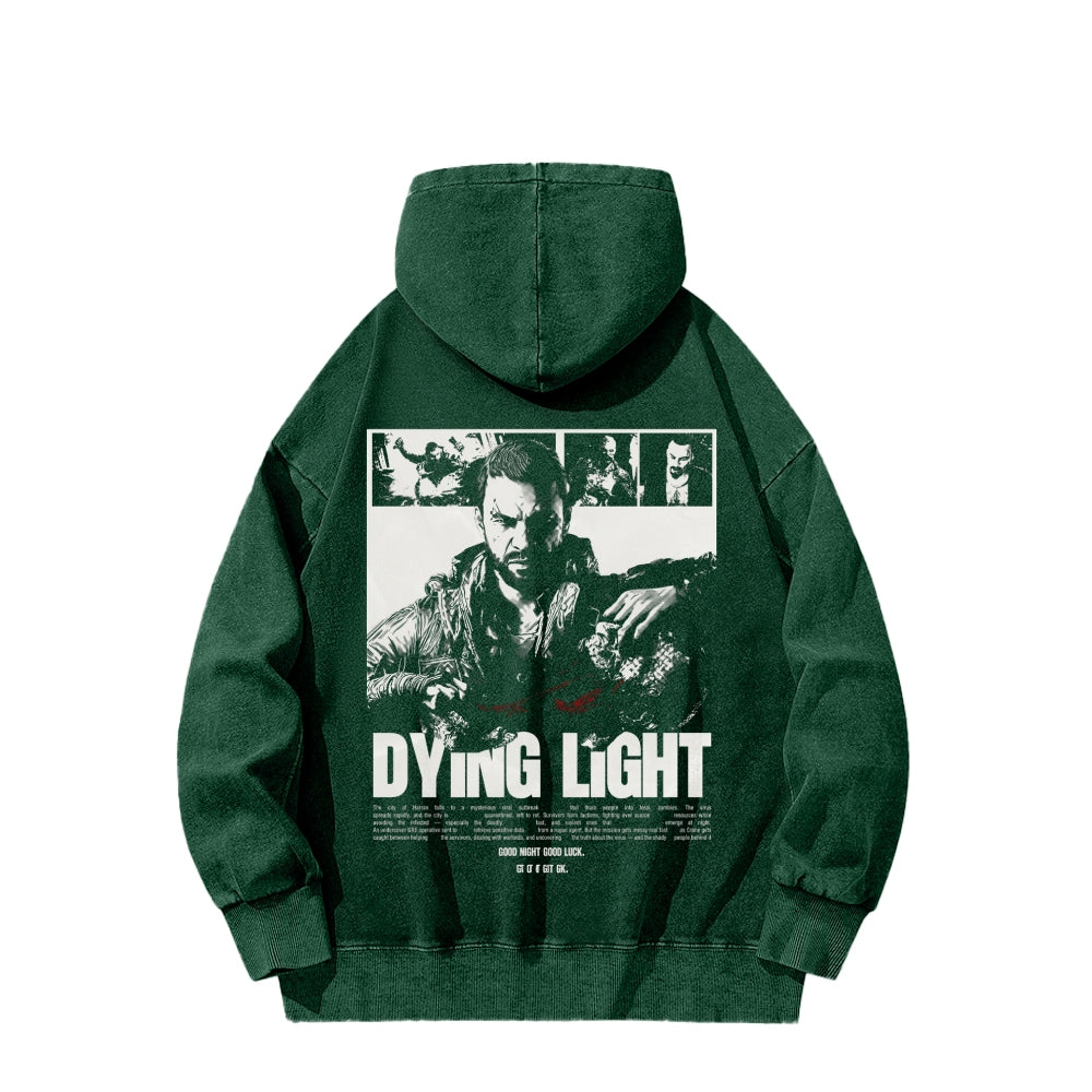 Dying Light Unisex Washed Hoodie 2604012594